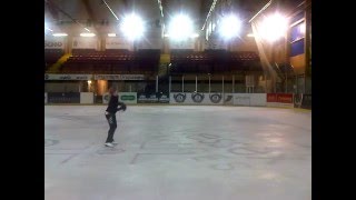 Figure Skating Practice of a 9 year old  UK Star Gold Level [upl. by Koeppel]