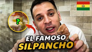 PROBANDO el TÍPICO “SILPANCHO” COCHABAMBINO 😱 uno de los platos MÁS FAMOSOS DE BOLIVIA 🇧🇴 [upl. by Kcirrem]