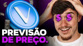 CRIPTOMOEDA COM ALTO POTENCIAL Previsão de preço VeChain [upl. by Mialliw]