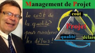 Management dun projet  gestion du coût et de la qualité pour maintenir les délais [upl. by Halfon]