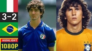 Italy 3 x 2 Brazil Zico Paolo Rossi Socrates ● 1982 World Cup Extended Goals amp Highlights HD [upl. by Hazelton424]