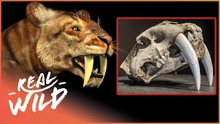 The Extraordinary Truth About The Saber Tooth Tiger  Extinct Animals  Real Wild [upl. by Netsyrk7]