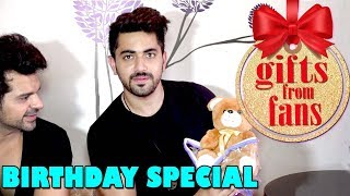 Zain Imam amp Jahan Arora Receive Gifts From Fans  Telly Reporter Exclusive [upl. by Adnorehs]