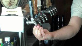 Filling bottles from the Perlick taps on my kegerator [upl. by Taft]