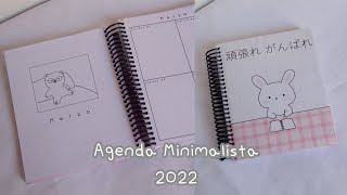 DIY Agenda minimalista 2022  Imprimible [upl. by Norb]