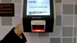 Scan Kiosks SK50 Application 2D Barcode [upl. by Ardnuahs]