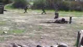 Marines train for combat using paintball rounds [upl. by Ielak]