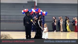 Rossville Christian Academys 2024 Football Homecoming Court Presentation edited [upl. by Cilka]