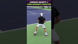 LORENZO MUSETTI INTENSE IW PRACTICE tennis shorts [upl. by Charita]