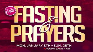 Day 1 of 21 Days Fasting amp Prayer  Monday Jan 8th 2024 [upl. by Apur]