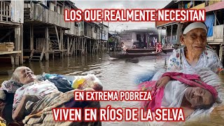 Casas en el rio de la amazonia viven en extrema pobreza  realmente necesitan ayuda [upl. by Toile]