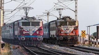 Electric Freight Locomotives With SuperfastExpress Trains  Indian Railways [upl. by Rizika638]