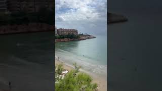 Beach view in Cambrils [upl. by Ingvar2]