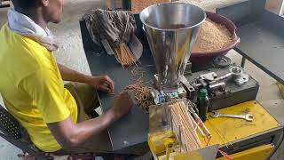 100kg Dry Agarbatti Production By 6GPro Agarbatti Making Machine  High Speed Incense Stick Machine [upl. by Blas933]