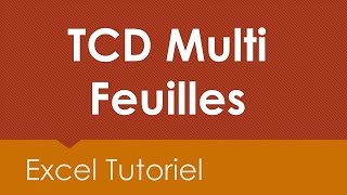 Excel TCD Multi Table [upl. by Etteyafal]