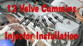 12 Valve Cummins Injector Installation [upl. by Ettore]