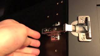 How to remove soft close hinge  FAST amp EASY [upl. by Llerraj]