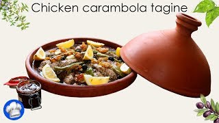 Chicken carambola tagine  Mediterranean Cuisine [upl. by Assiluy40]