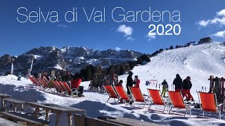 2021  Selva di Val Gardena  Sella Ronda  Wolkenstein  Marmolada  Dolomiti Superski [upl. by Patnode]