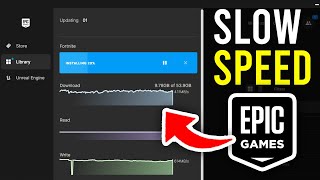 How To Fix Slow Download Speed on Epic Games Launcher [upl. by Kaine806]