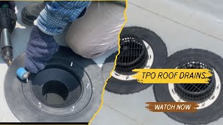 Roof drains  TPO Membrane Laminated Siphonic roof drains waterproof [upl. by Maidie]