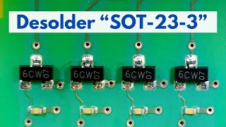 SMD Desoldering Tutorial in Hindi Part  9 of 10 025 india [upl. by Aidualc]