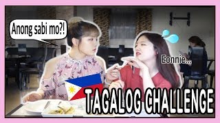 SPEAKING ONLY TAGALOG TO MY KOREAN SISTER FOR 24HRS  DASURI CHOI [upl. by Hsaniva215]