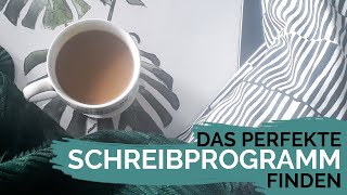 Welche Schreibprogramme benutze ich  Das perfekte Schreibprogramm finden [upl. by Avivah]