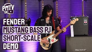 Fender Mustang PJ ShortScale Bass  Overview amp Demo [upl. by Eliason228]