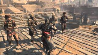 Desmond Leaps Tall Building  Assassins Creed III Gameplay [upl. by Drofdeb]