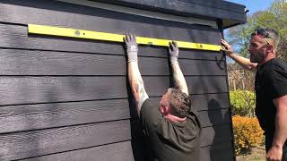 Hardie board cladding [upl. by Garate]