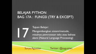 Belajar Bahasa Pemrograman Python 17B Fungsi contoh luas Keliling Bangun Datar [upl. by Olecram]