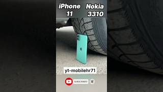 iPhone 11 vs Nokia 3310 car Test 🚀 Who’s the Real King shortsviralvideo [upl. by Jolene]