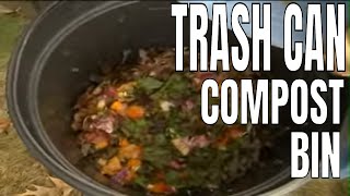 DIY Trash Can Compost Bin [upl. by Damle]