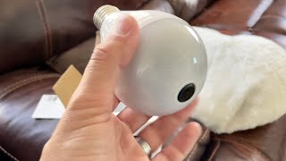 Otarius Secret Outdoor Camera Light Bulb💡Review [upl. by Ahtabbat]