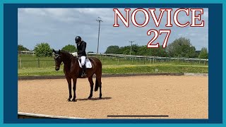 NOVICE 27 BRITISH DRESSAGE TEST [upl. by Cr143]