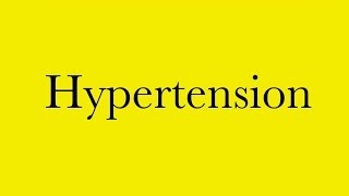 Pathology Hypertension [upl. by Linzy]