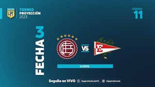 TorneoProyección  Fecha 3 del Torneo 2023  Lanús  Estudiantes [upl. by Elbag754]