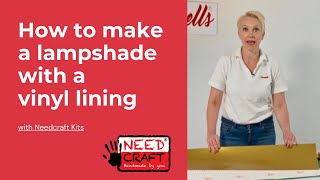 How to Make Lampshades with bespoke inner linings [upl. by Ludba]