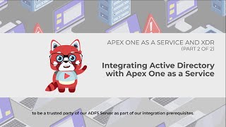 Integrating Active Directory with Apex One as a Service Part 2 [upl. by Ahsinaw216]