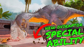 OVIRAPTOR NEW SECRET ABILITY Ark Survival Ascended Huge New Oviraptor Trick [upl. by Akenit986]