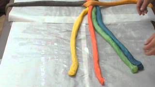 How To Braid A Simple Six 6 Strand Brow Band [upl. by Noirod]