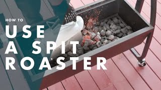 How To Use A Spit Roaster  BBQ Advice At Bunnings [upl. by Ahsenid]