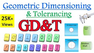 Geometric Dimensioning amp Tolerancing GDampT  GDampT symbols explained  GDampT Tutorials  GDampT Basics [upl. by Enrique]