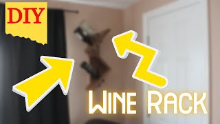 Simple DIY Wine Rack  One Day Build [upl. by Svensen]