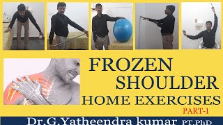 Home exercises for Frozen shoulder  adhesive capsulitis  periarthritis  shoulder pain [upl. by Olzsal560]