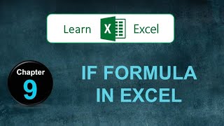 Learn Excel Ch 9 If Formula in Excel [upl. by Whitehurst]