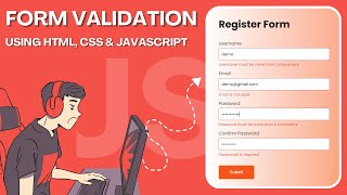 JavaScript Form Validation  How To Make Form Validation Using JavaScript  JavaScript Project [upl. by Zanze889]