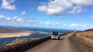 Drive the Mirador del Río in Lanzarote [upl. by Russia560]