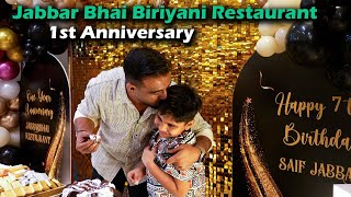 Jabbar Bhai Biriyani Restaurant 1st Anniversary Celebration [upl. by Neelasor]